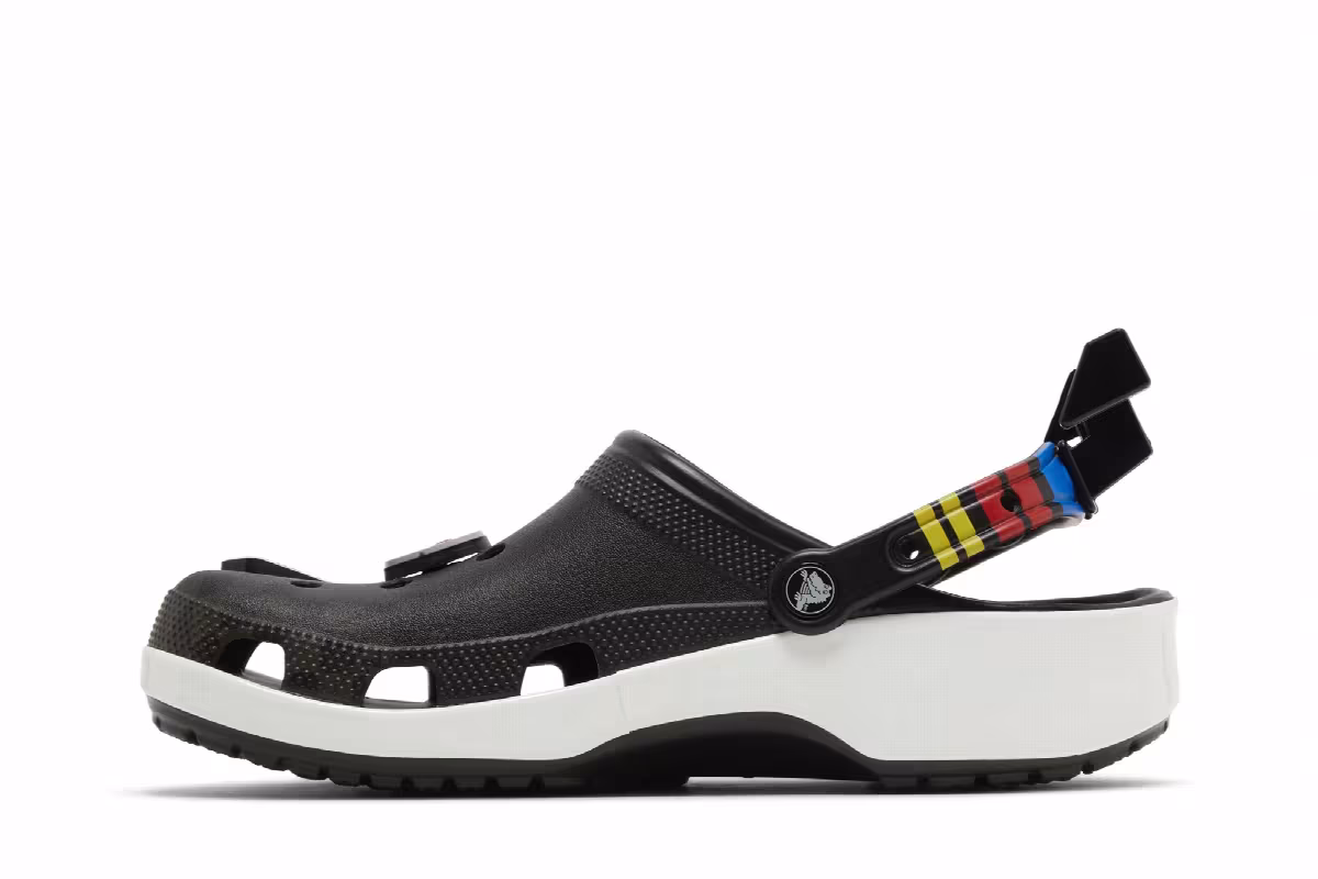 Nascar x Crocs Classic Clog Black, view 4
