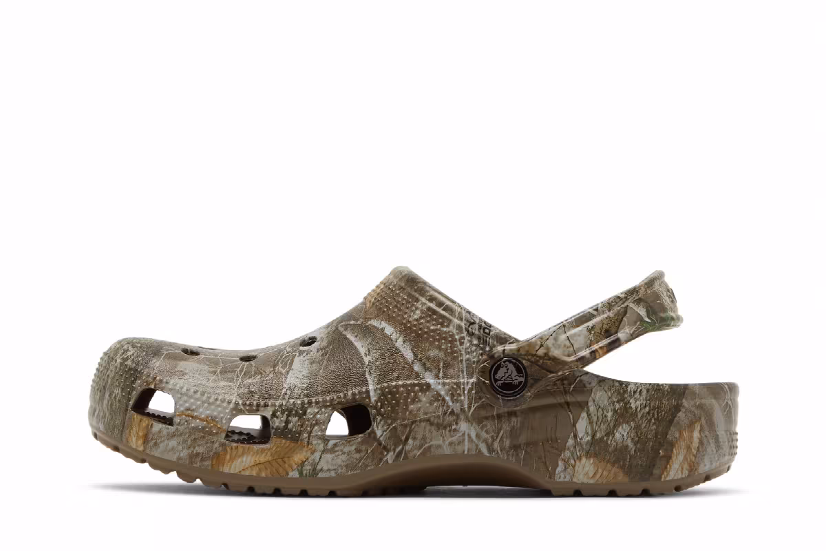 Realtree x Crocs Classic Clog Edge Camo - Walnut, view 4