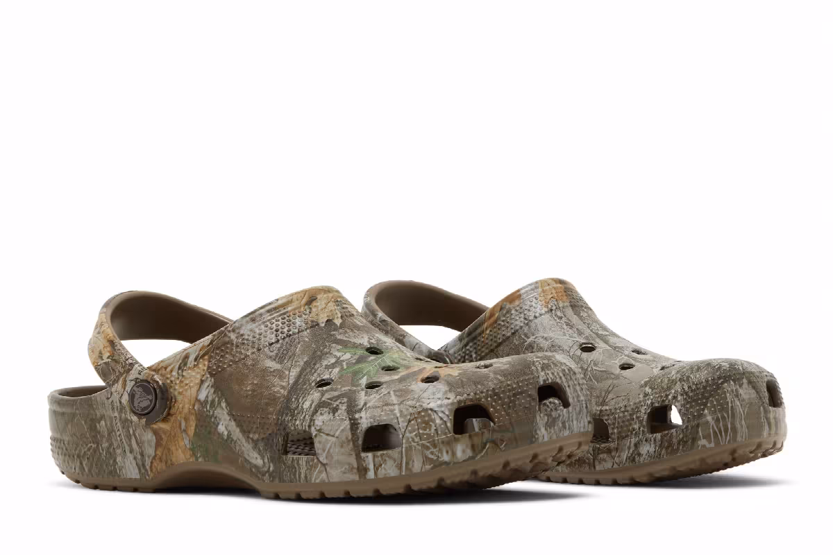 Realtree x Crocs Classic Clog Edge Camo - Walnut, view 9