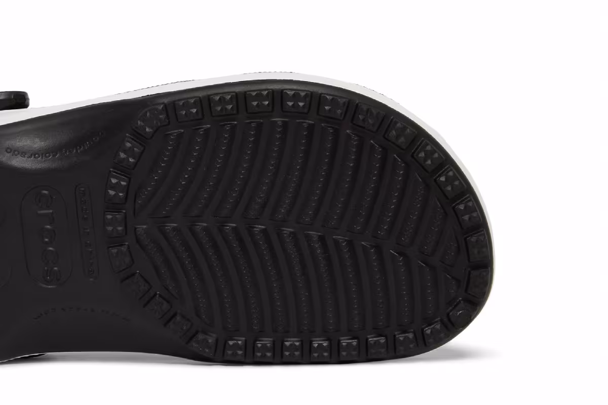 Mastermind Japan x Crocs Classic Clog Black White, view 6