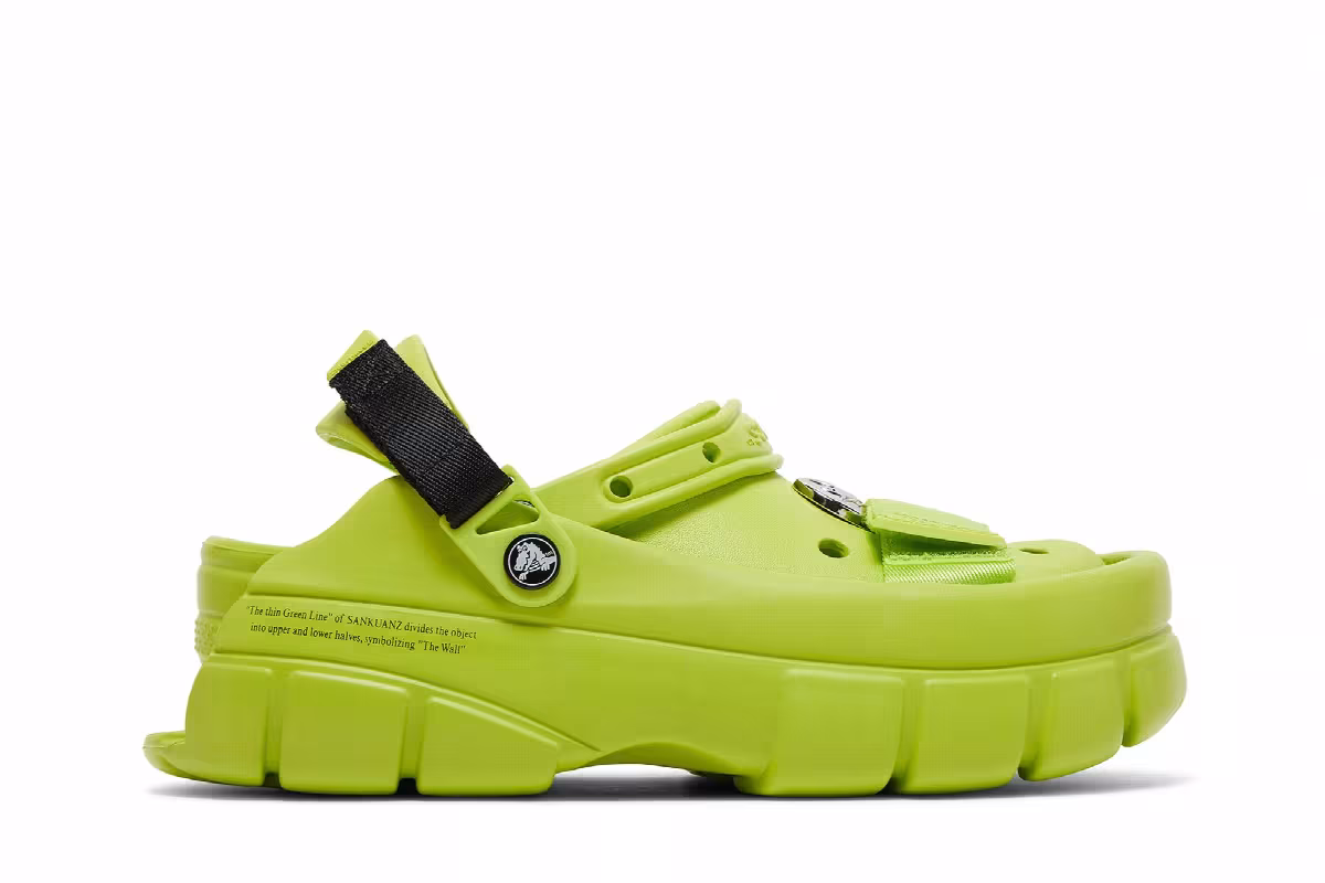 Sankuanz x Crocs Clog Lime Punch, view 2