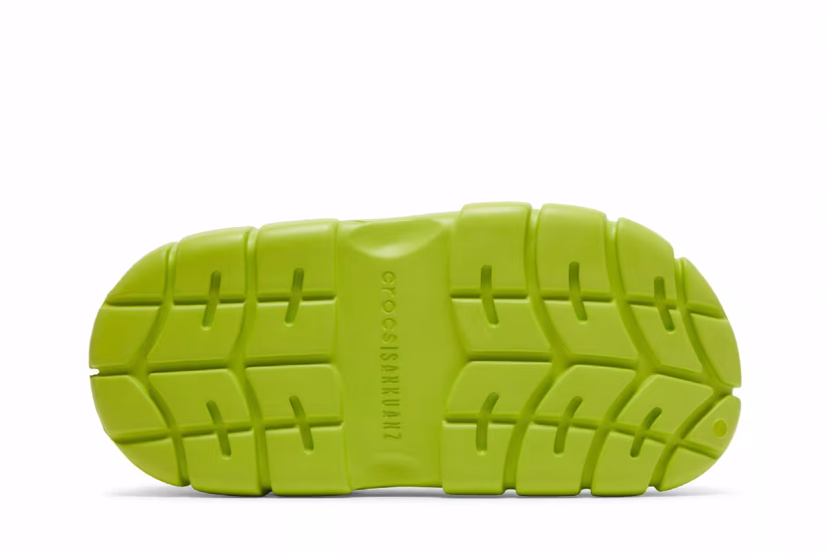 Sankuanz x Crocs Clog Lime Punch, view 5