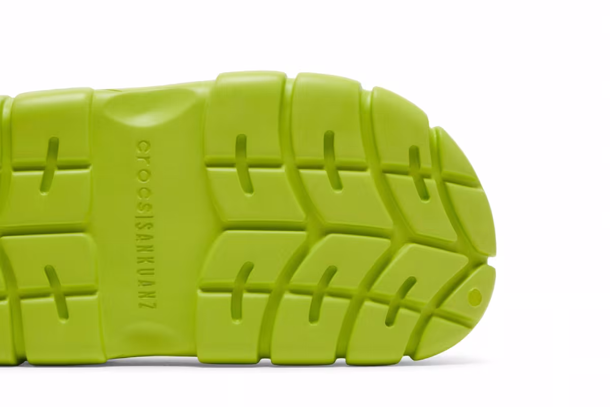 Sankuanz x Crocs Clog Lime Punch, view 6