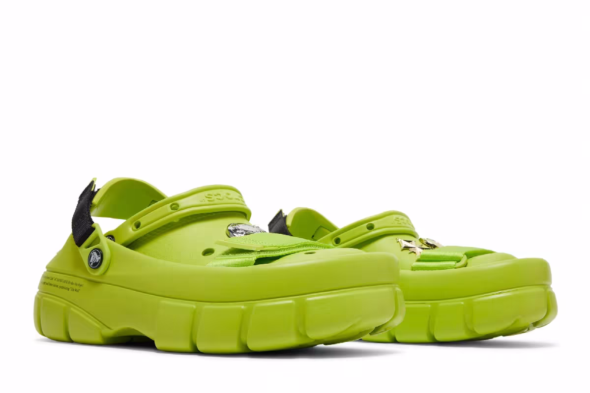 Sankuanz x Crocs Clog Lime Punch, view 9