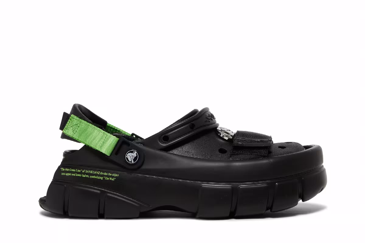 Sankuanz x Crocs Clog Black, view 2