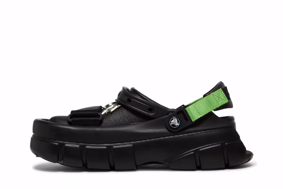 Sankuanz x Crocs Clog Black, view 4