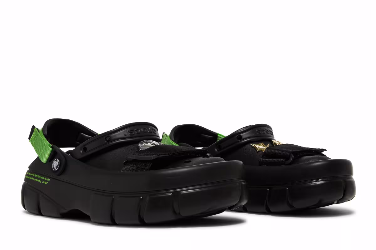 Sankuanz x Crocs Clog Black, view 9