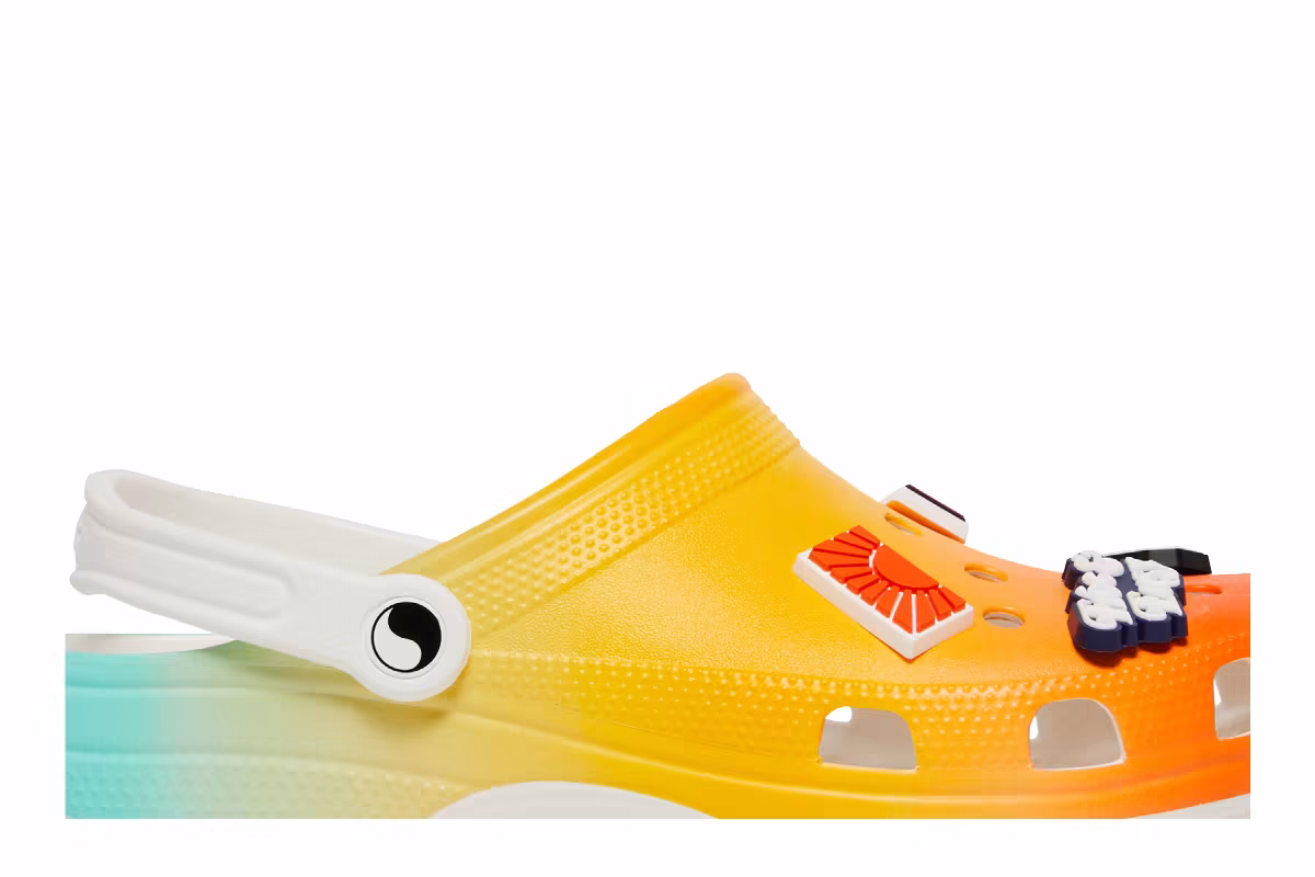 Free & Easy x Crocs Classic Clog Sunset, view 3