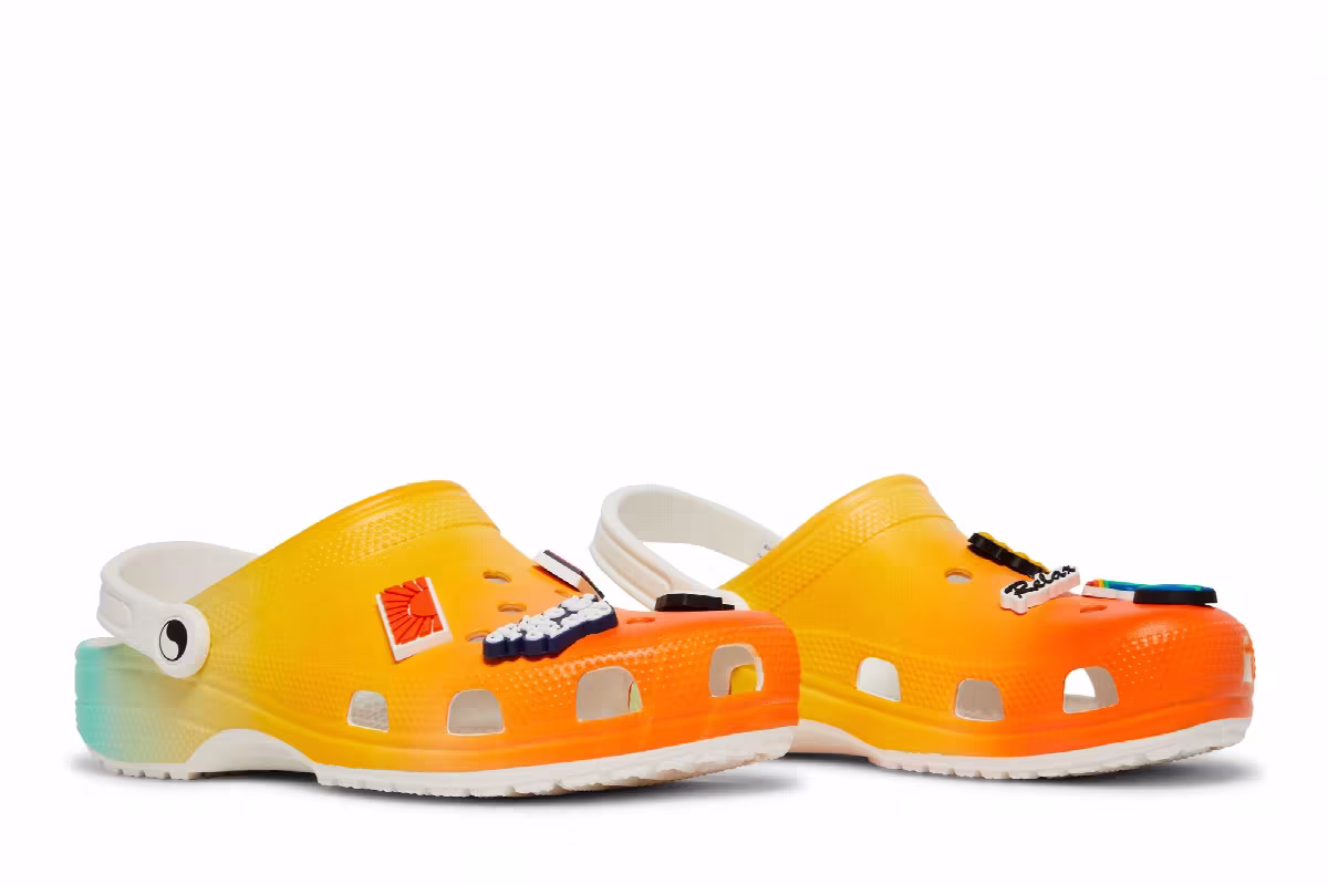 Free & Easy x Crocs Classic Clog Sunset, view 9