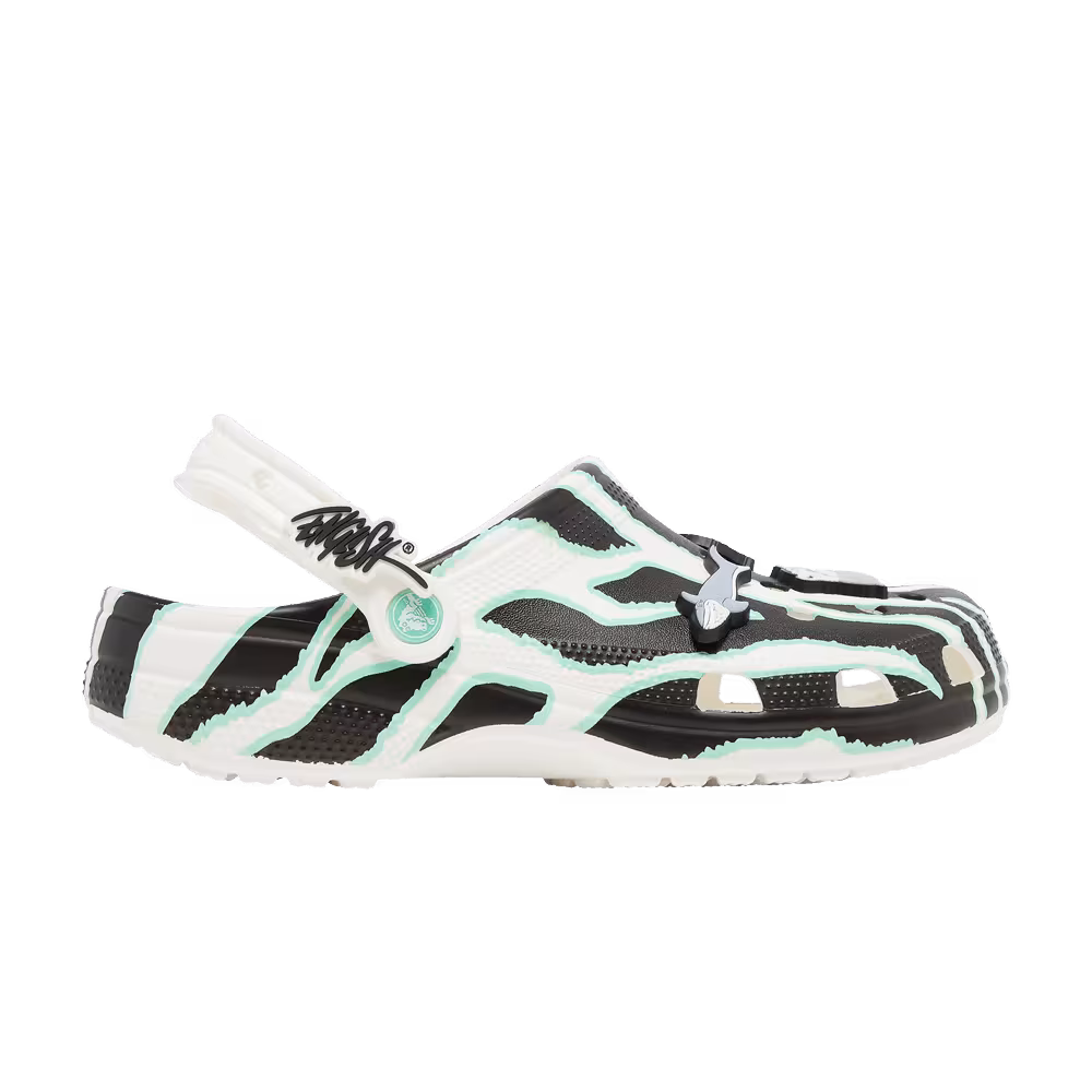 Crocs Ron English x Classic Clog Animal Stripes
