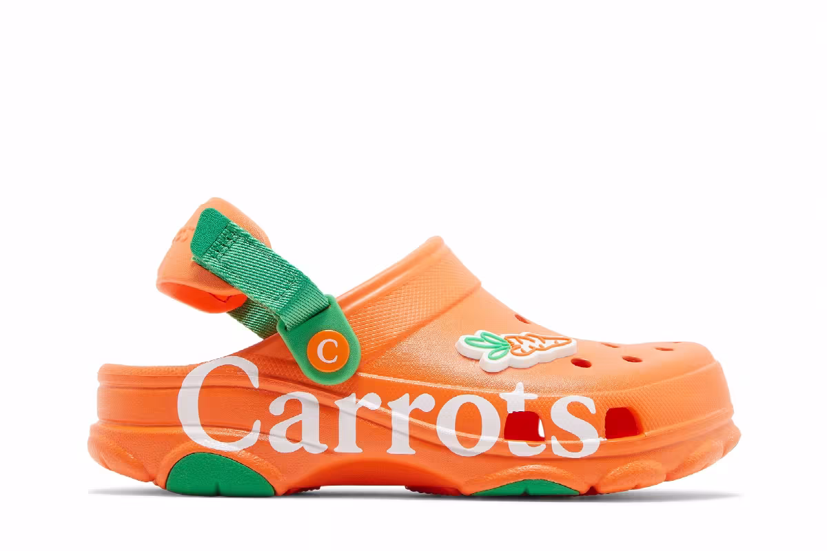 Anwar Carrots x Crocs Clog Kids Orange, view 2