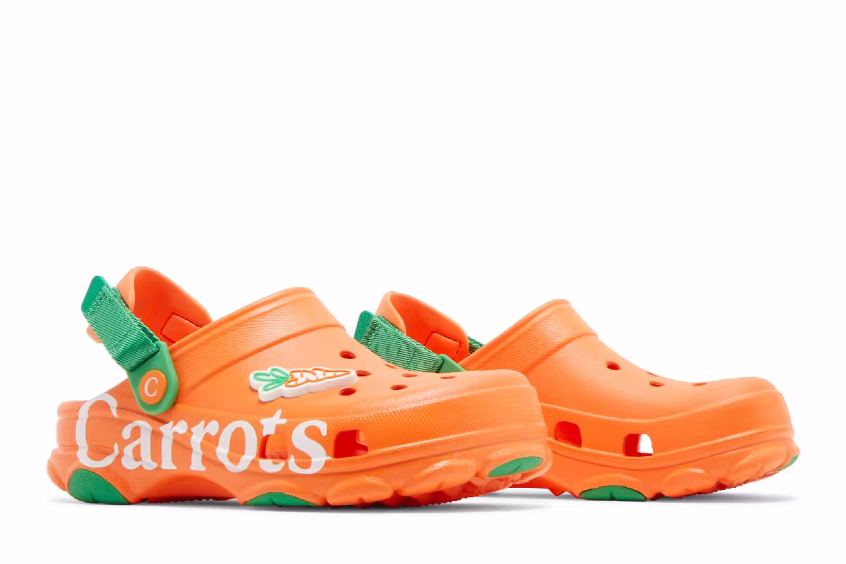 Anwar Carrots x Crocs Clog Kids Orange, view 9