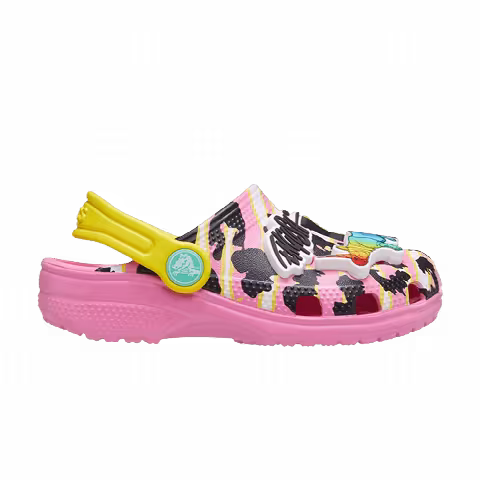 Ron English x Crocs Classic Clog Kids 'Party Animals - Pink Lemonade'