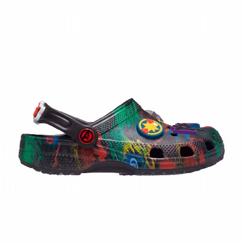 Crocs Marvel x Classic Clog Kids 'All-Over Avengers Graphics'
