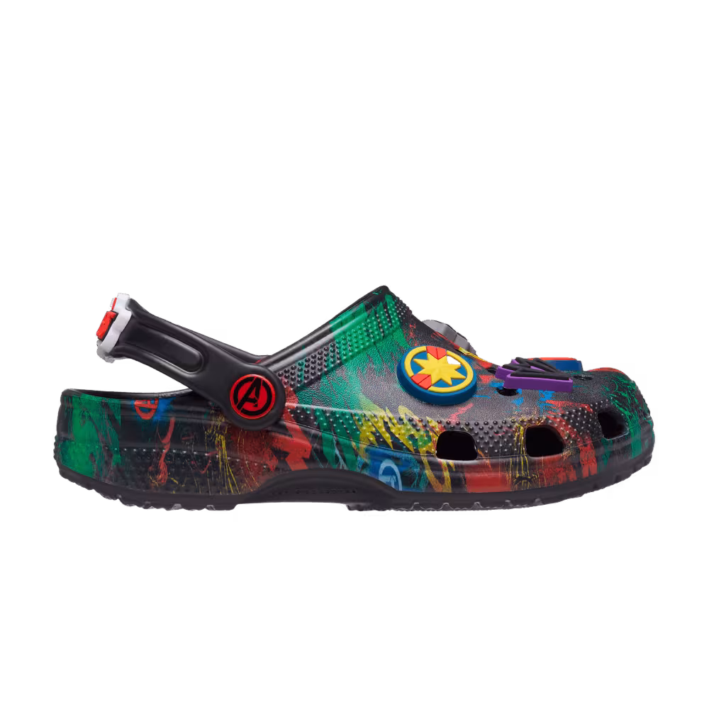 Crocs Marvel x Classic Clog Kids All-Over Avengers Graphics