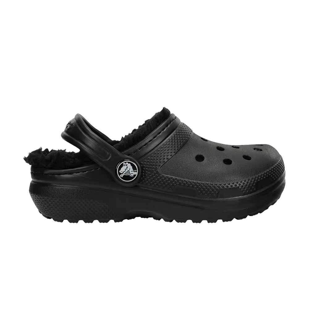 Crocs Classic Lined Clog Kids Black