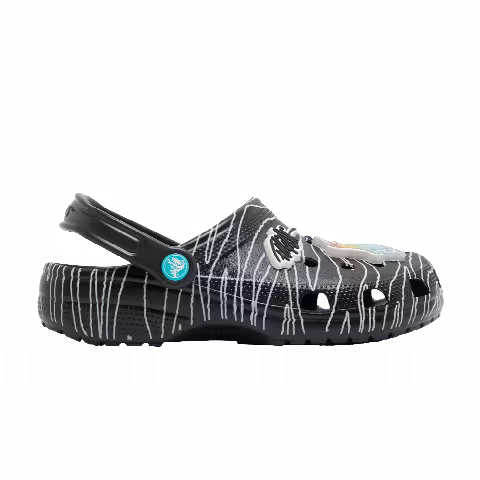 Ron English x Crocs Classic Clog Kids 'Party Animals - Zebra Black'