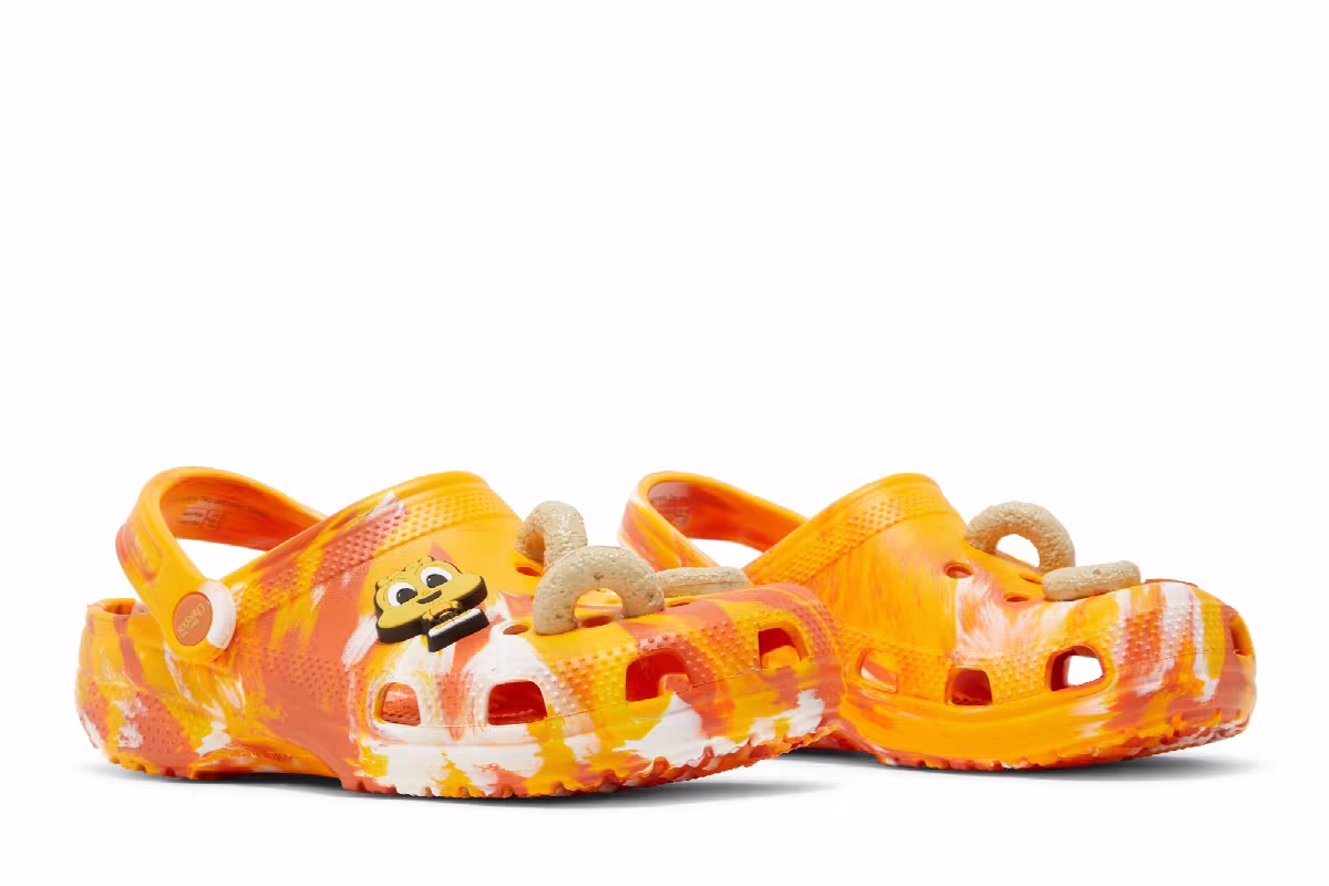 Honey Nut Cheerios x Crocs Classic Clog Kids Rise N’ Style, view 9