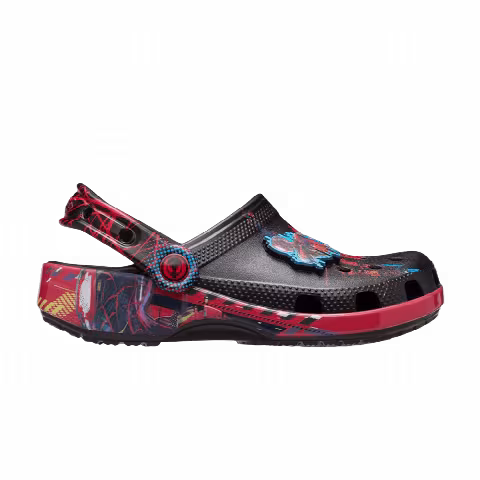 Spiderverse Miles x Crocs Classic Clog Kids 'Black Red'