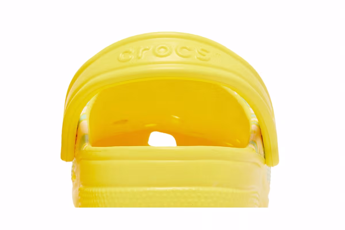 Ron English x Crocs Classic Clog Kids Party Animals - Zebra Lemon, view 8
