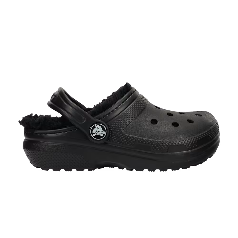 Crocs Classic Lined Clog Kids Black
