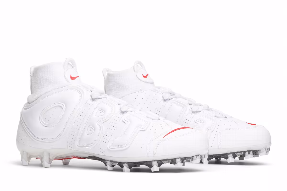 Nike Vapor Untouchable Shark 3 OBJ Uptempo White, view 9
