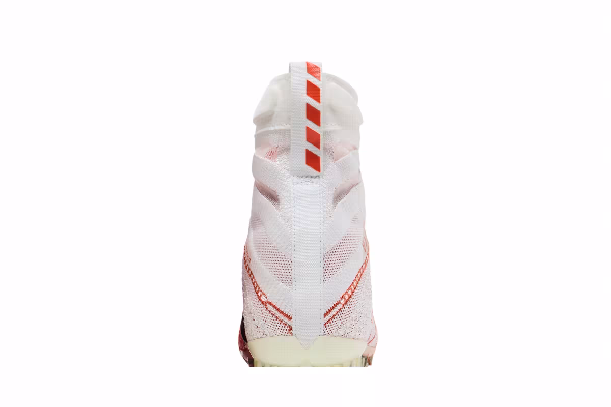 Nike Vapor Untouchable 3 Elite Flyknit White Crimson, view 8