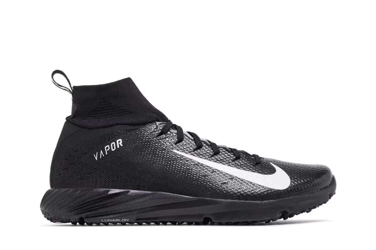 Nike Vapor Untouchable Speed Turf 2 Black White, view 2