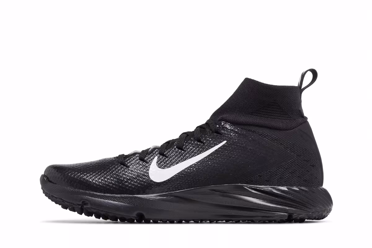 Nike Vapor Untouchable Speed Turf 2 Black White, view 4