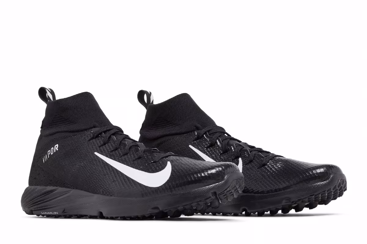 Nike Vapor Untouchable Speed Turf 2 Black White, view 9