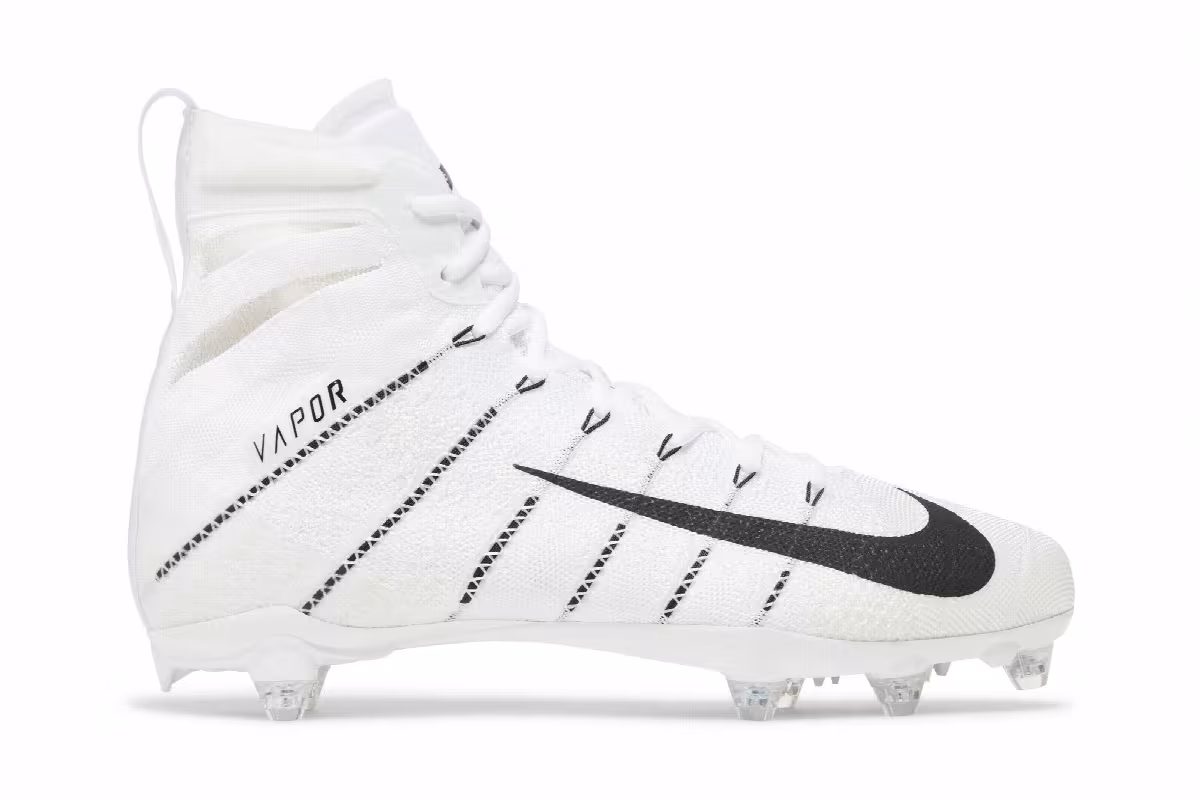 Nike Vapor Untouchable 3 Elite Flyknit White Black, view 2