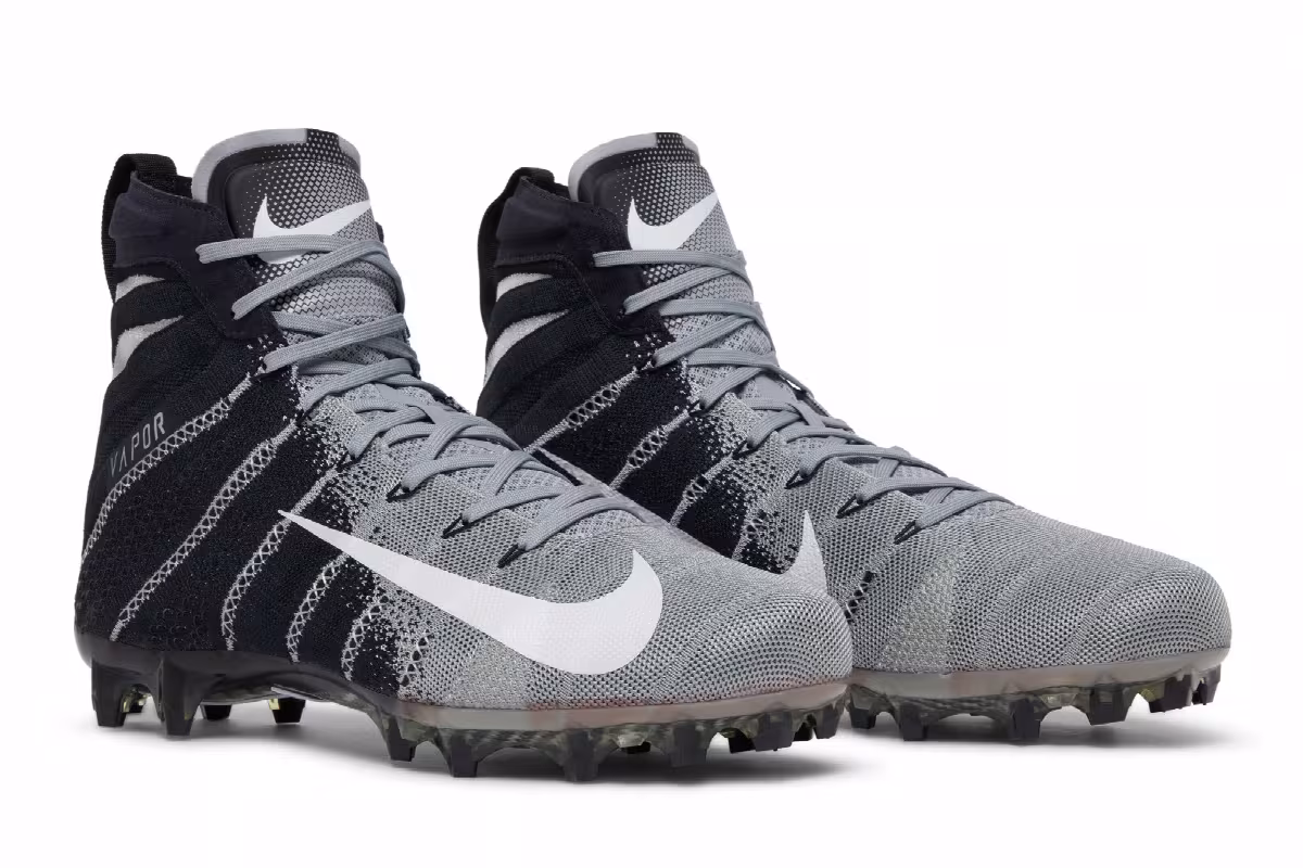 Nike Vapor Untouchable 3 Elite Flyknit Black Matte Silver, view 9