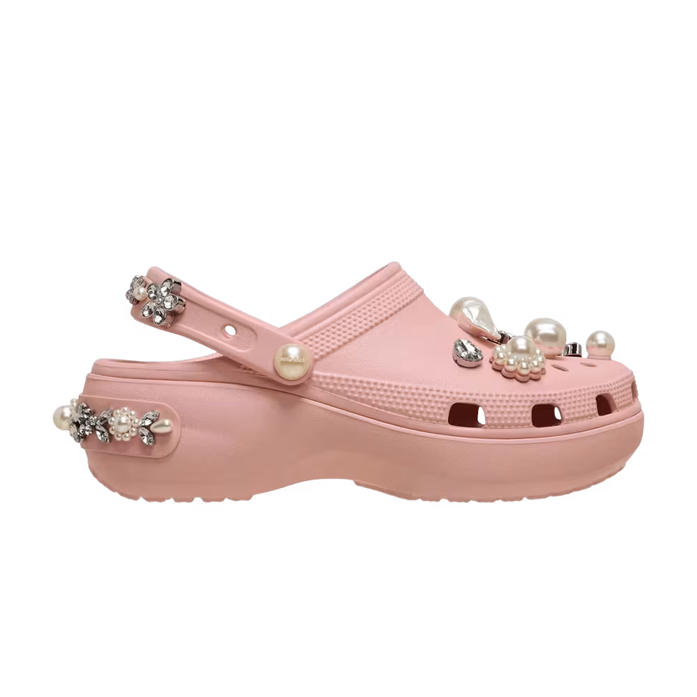 Simone Rocha x Crocs Women's Classic Platform Clog Pink Rose
