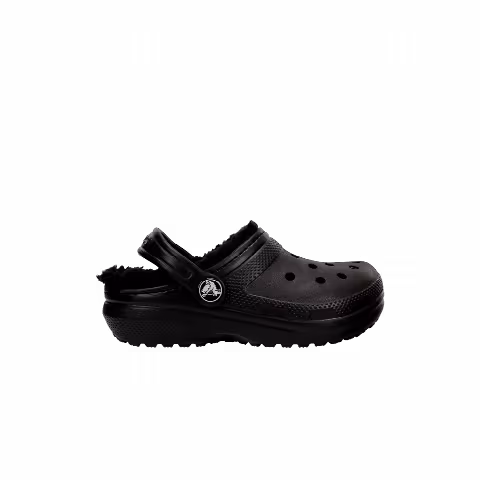 Crocs Classic Lined Clog Toddler 'Black'