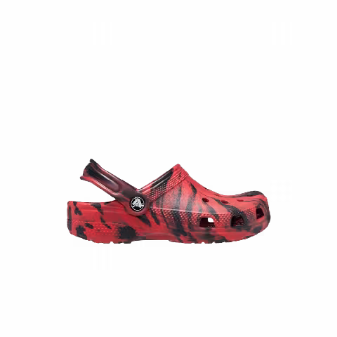 Crocs Classic Clog Toddler 'Marbled Red Black'