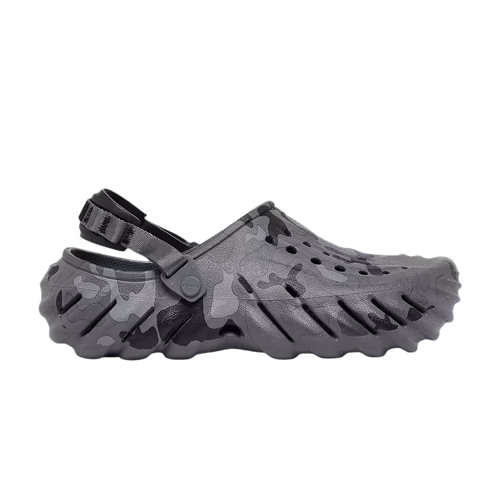 Crocs Echo Clog Charcoal Duck Camo