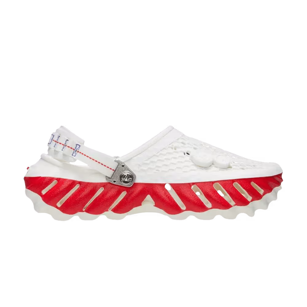 Kanghyuk x Crocs Echo Clog White Red