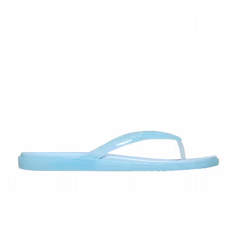 Crocs Wmns Miami Jelly Rounded Toe Flip 'Sky Blue Jelly'