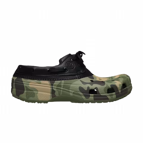 Crocs Classic Duck Camo Boat Shoe 'Black Cargo'