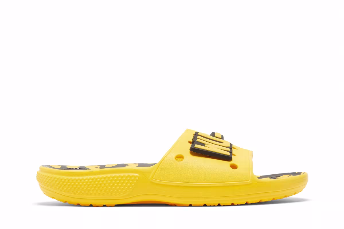 Wu-Tang Clan x Crocs Classic Slide Yellow, view 2