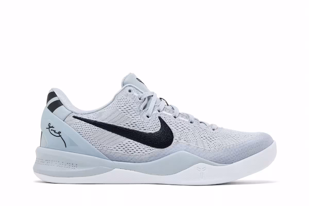 Nike Kobe 8 Protro TB Promo Wolf Grey Black, view 2