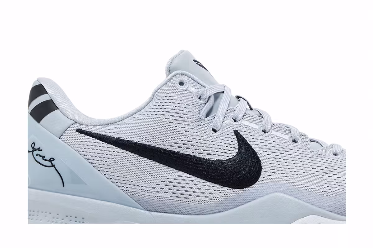 Nike Kobe 8 Protro TB Promo Wolf Grey Black, view 3