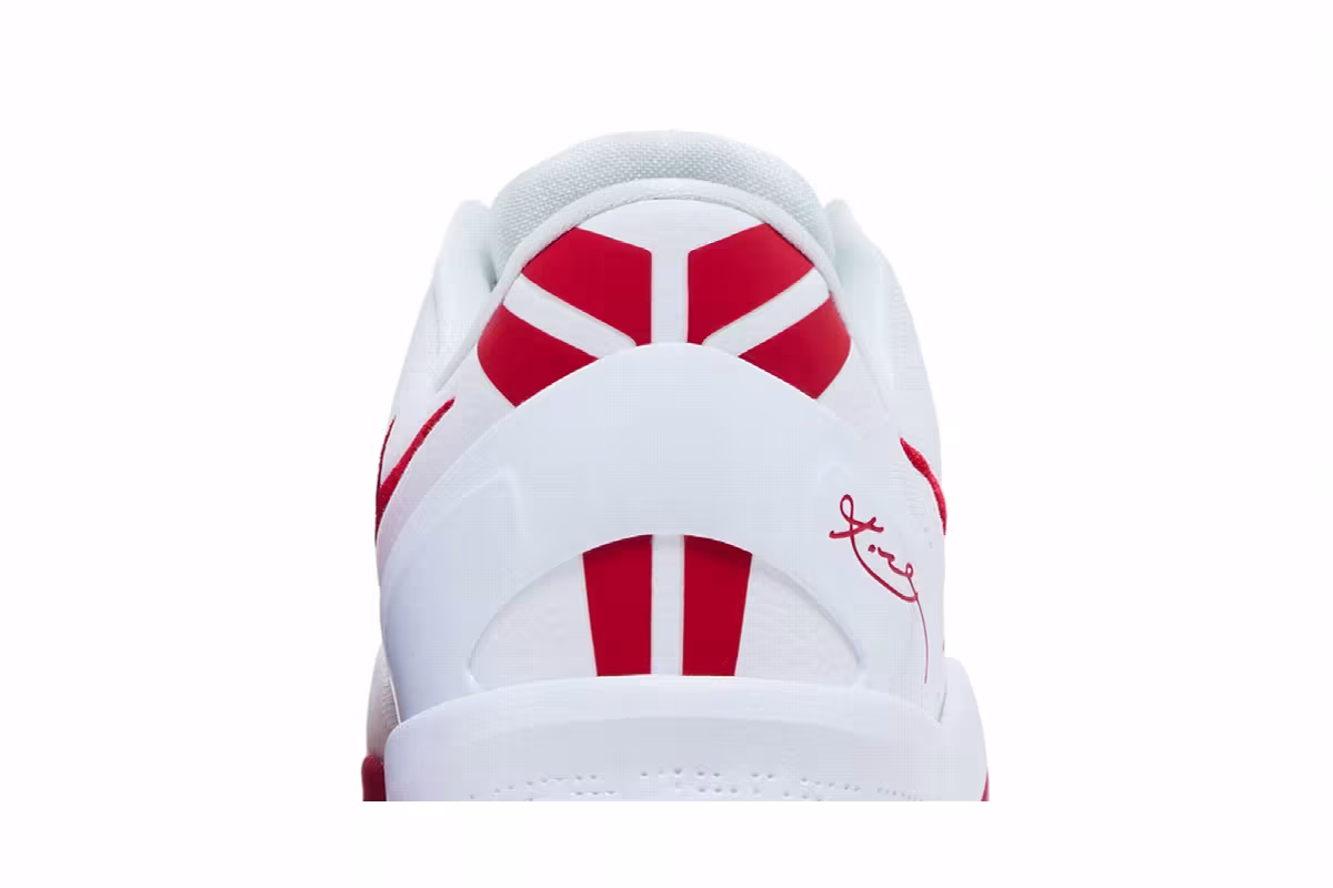 Nike Kobe 8 Protro TB Promo White University Red, view 8