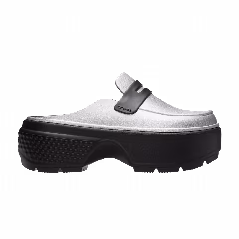 Crocs Stomp Loafer 'Silver Black'