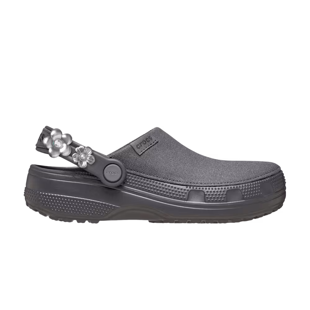 Crocs Crafted Silver Flowers Clog Silver Flowers