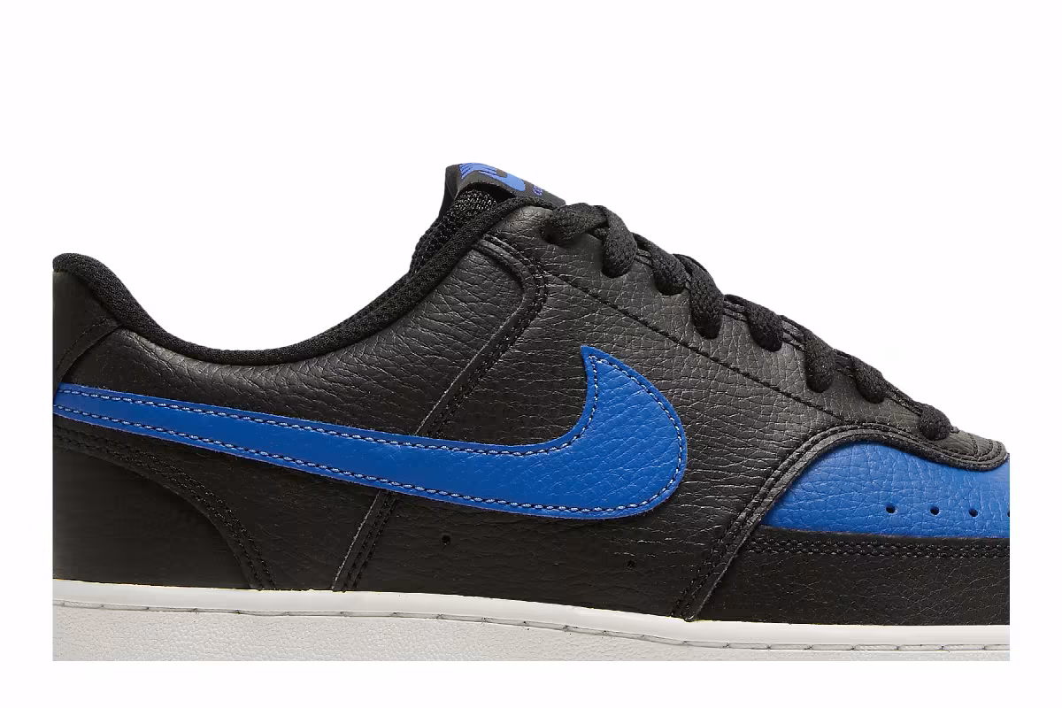 Nike Court Vision Low Black Game Royal, view 3