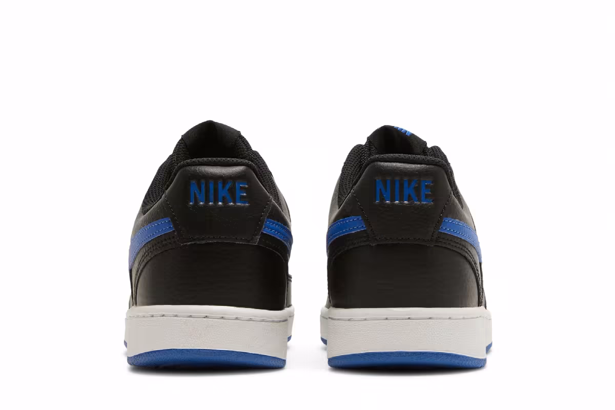 Nike Court Vision Low Black Game Royal, view 7
