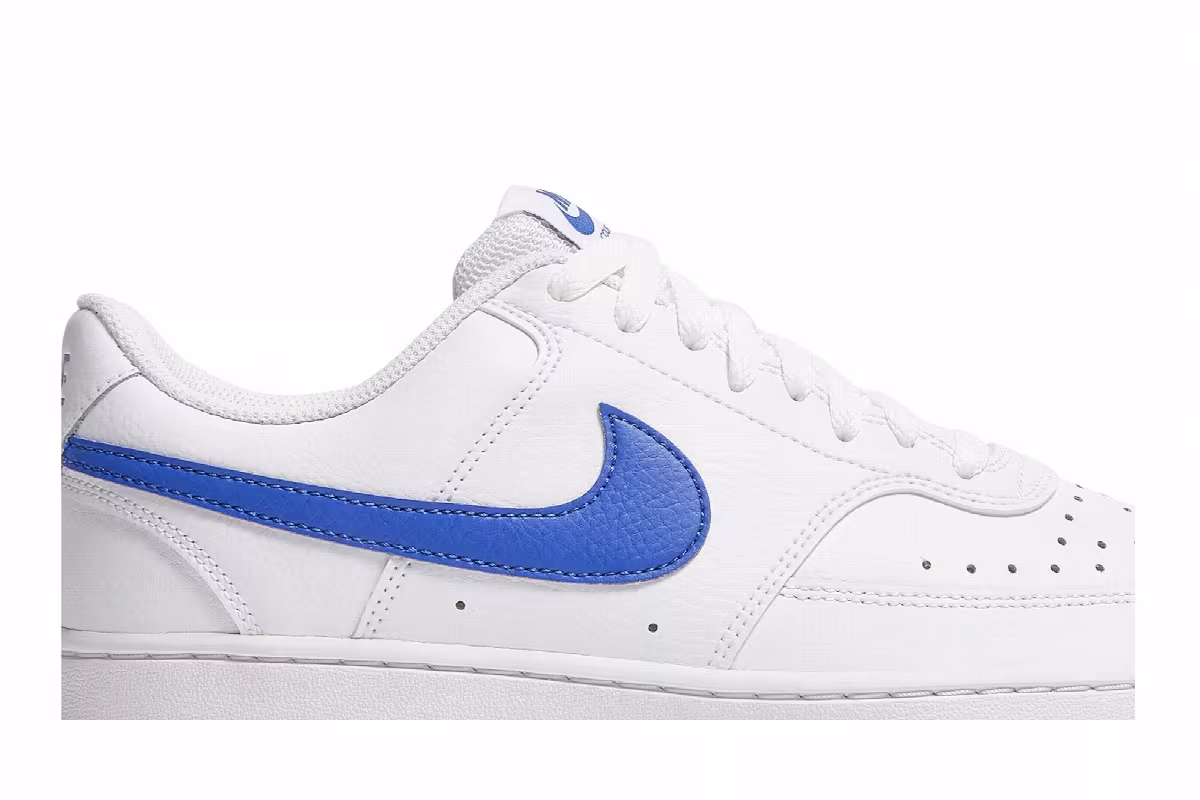 Nike Court Vision Low White Game Royal, view 3