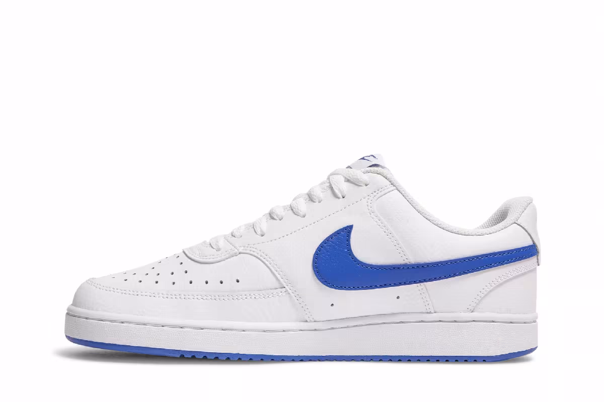 Nike Court Vision Low White Game Royal, view 4