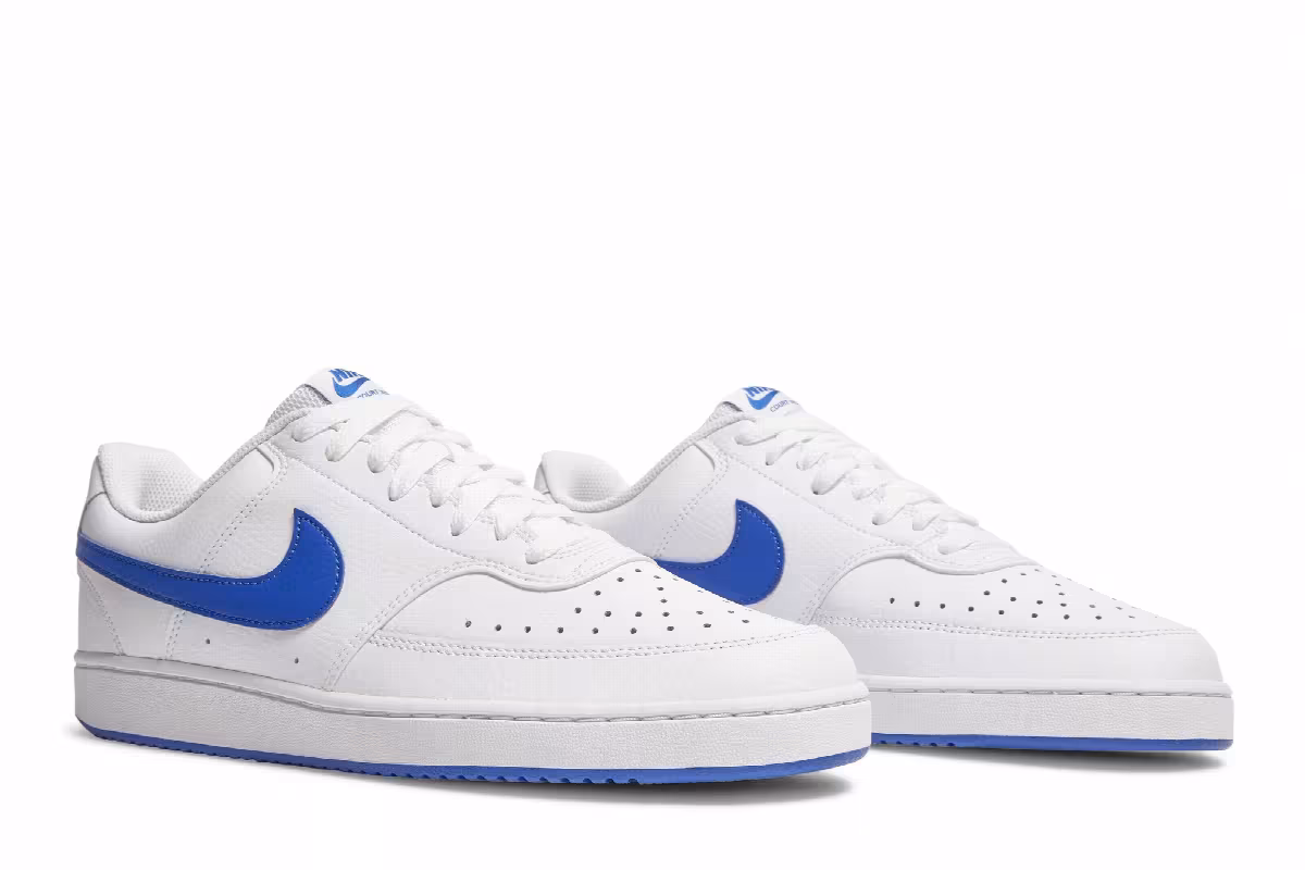 Nike Court Vision Low White Game Royal, view 9